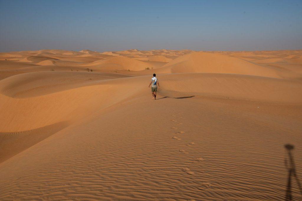 Azouegua, the tallest dune in Mauritania