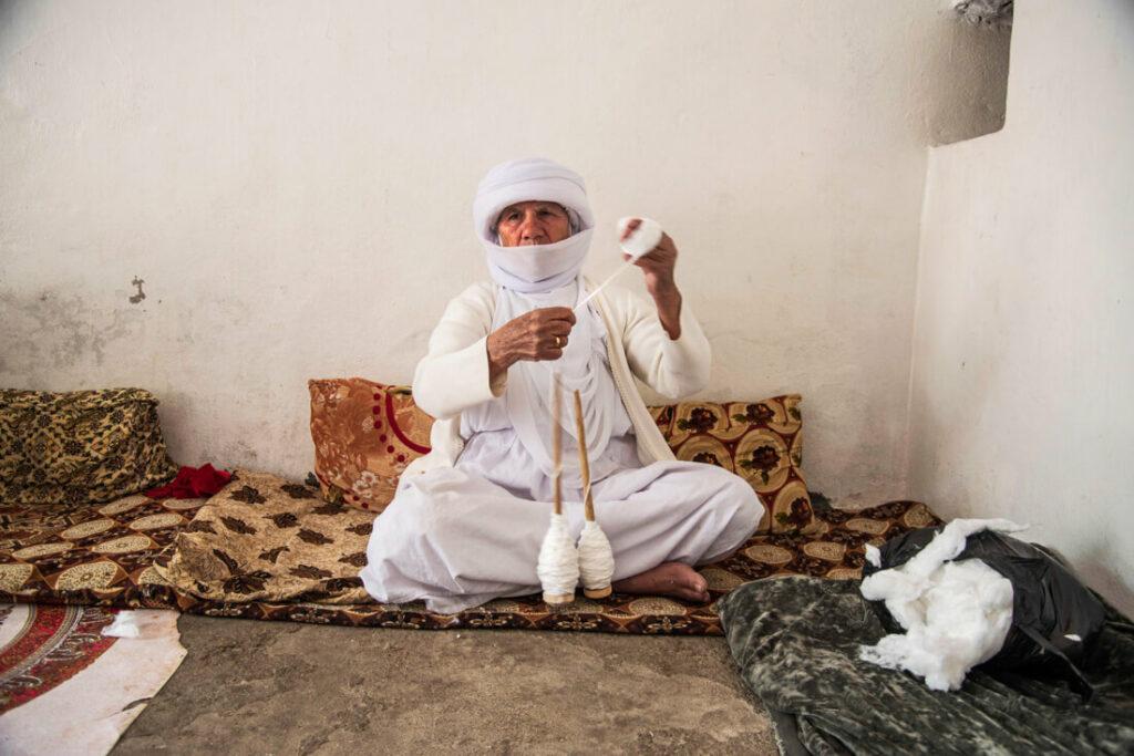 A Yazidi woman