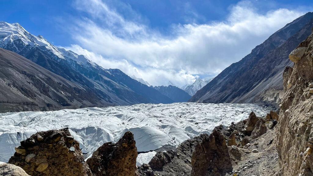 Yazghil glacier