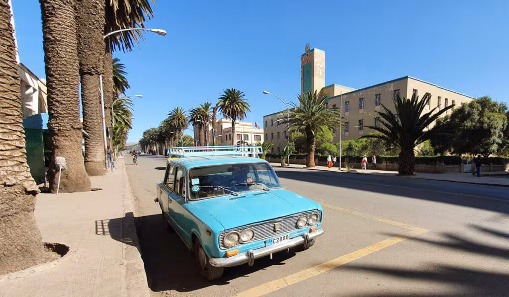 Main boulevard in Asmara