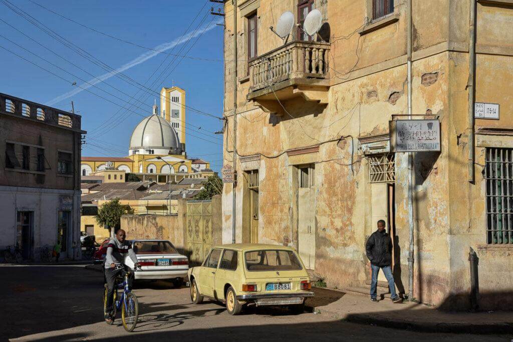 Calles tranquilas de Asmara